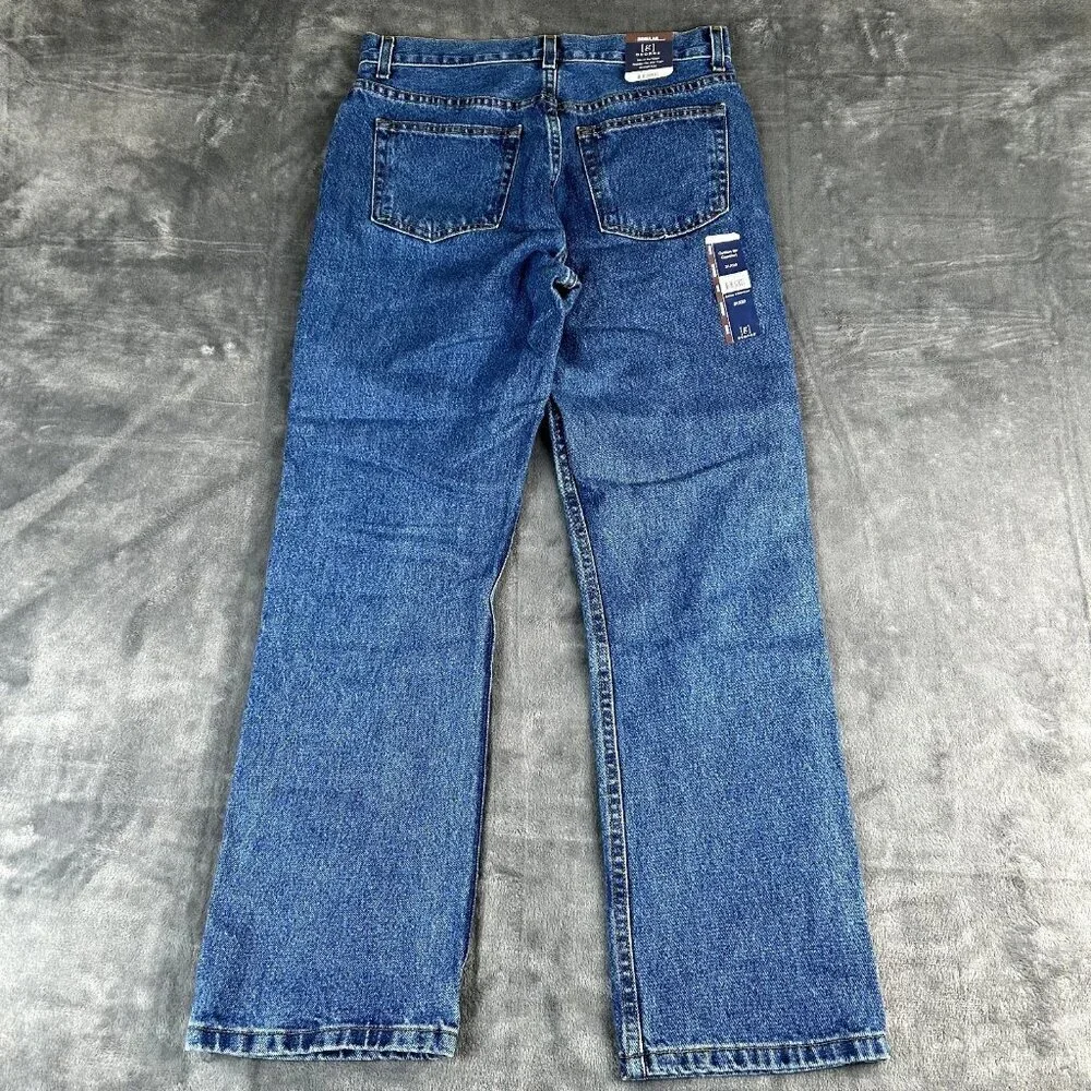 NWT George Men’s Regular Fit Straight Jeans Medium Wash Size 31x30